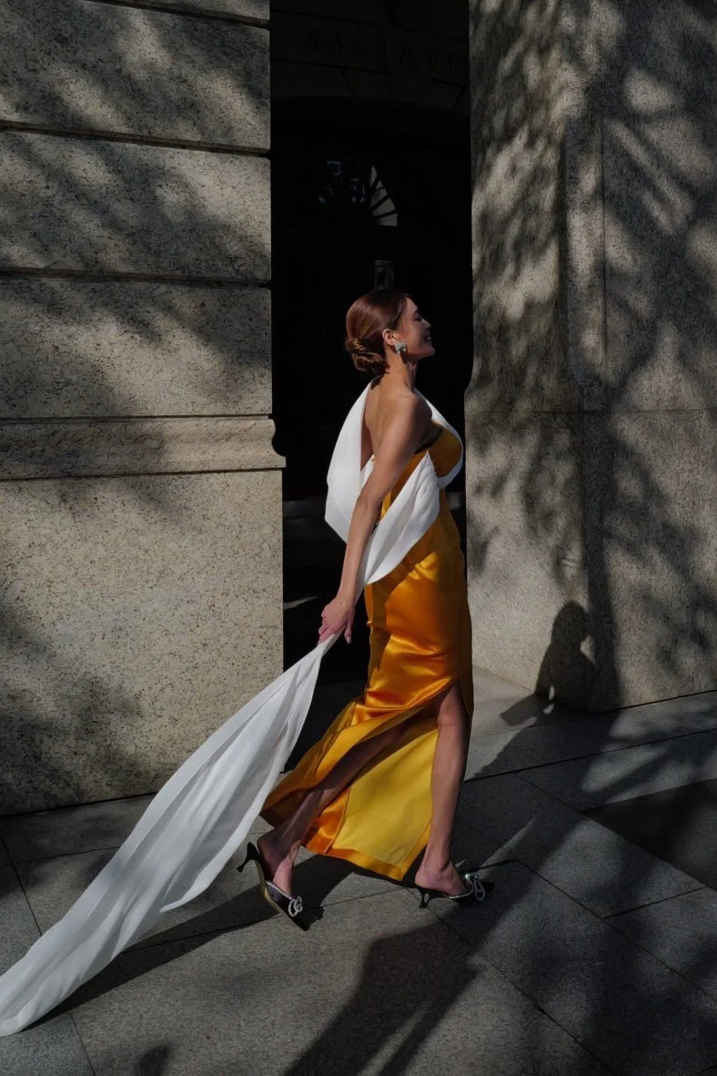 Grace dressed in LETOII ATELIER’s couture gown from “LUMINOUS REALM” couture collection