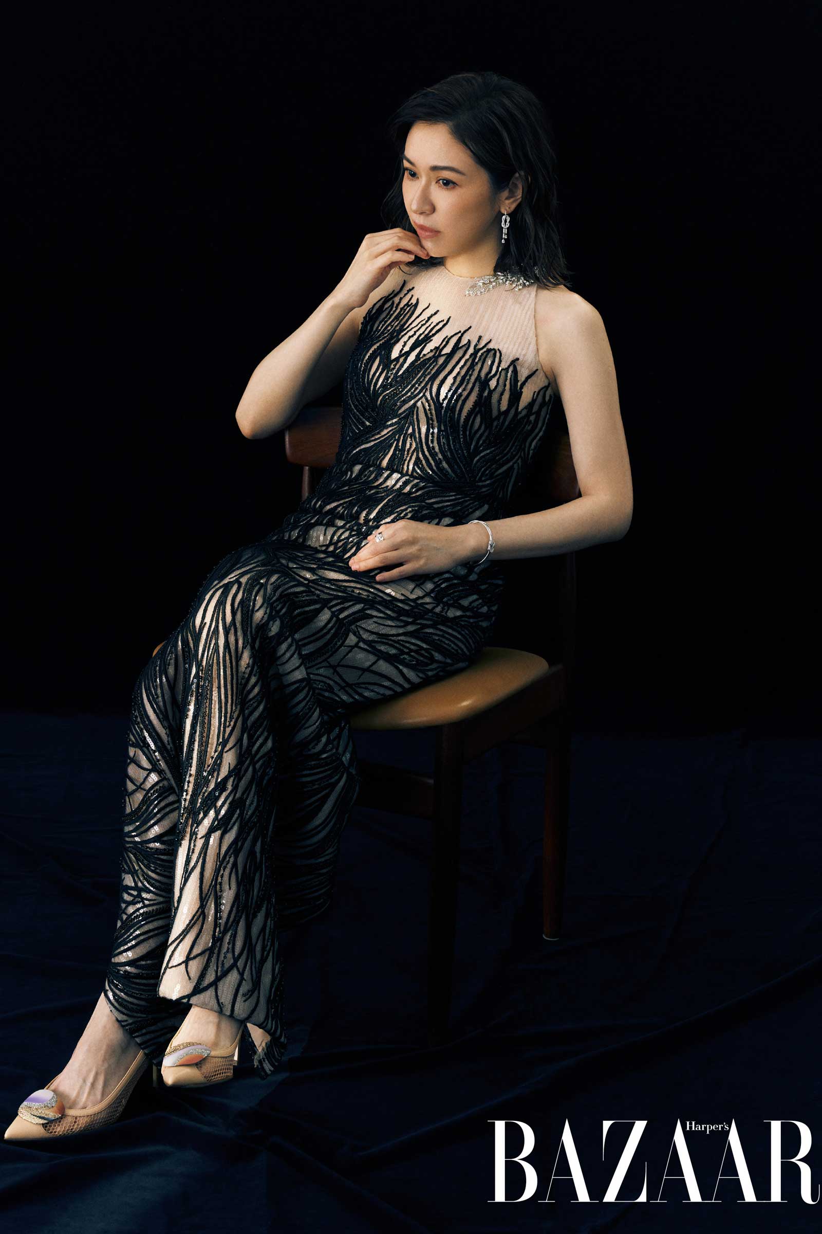 Patty Tsai  in the April BAZAAR magazine